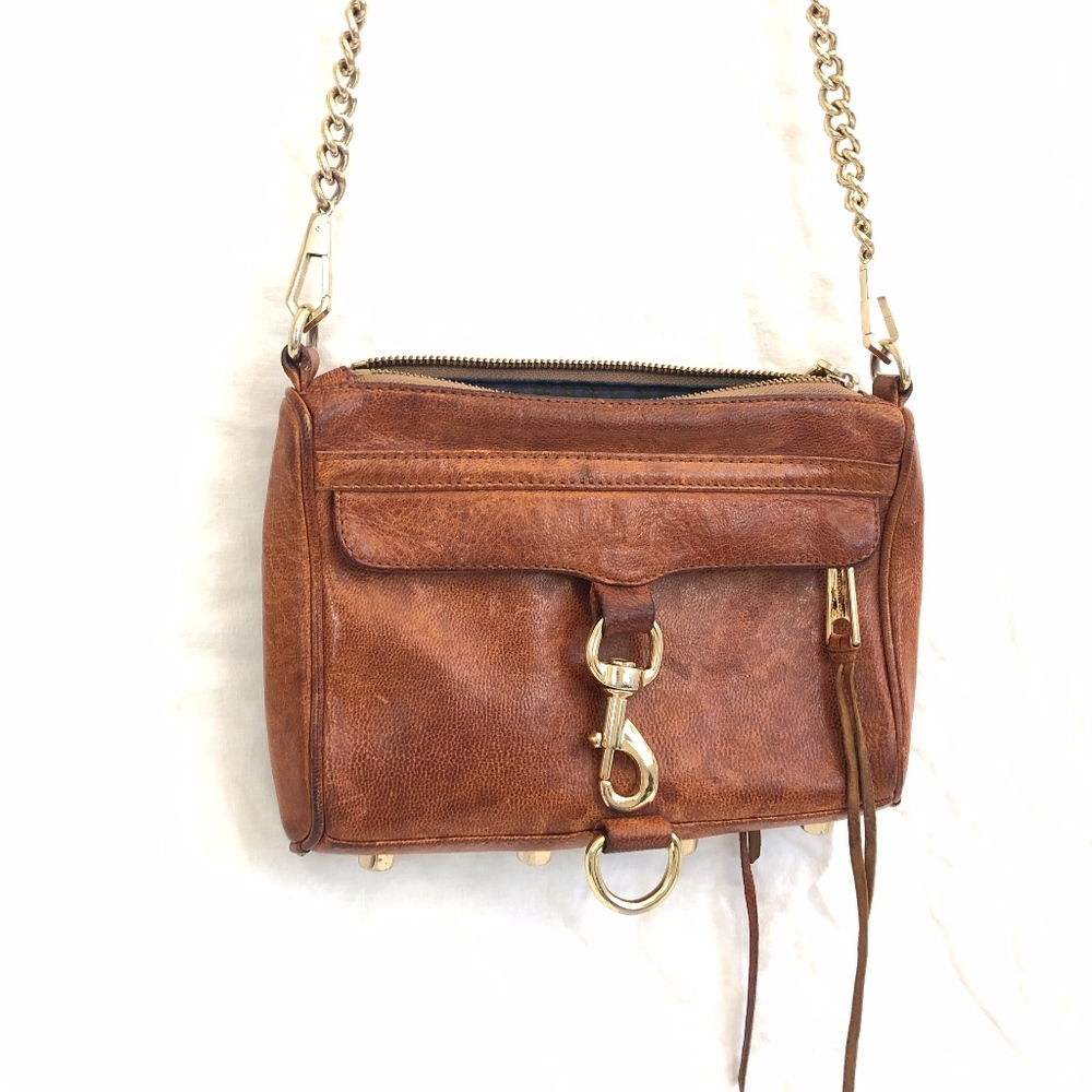 Rebecca Minkoff Leather w/ Gold Hardware Crossbody